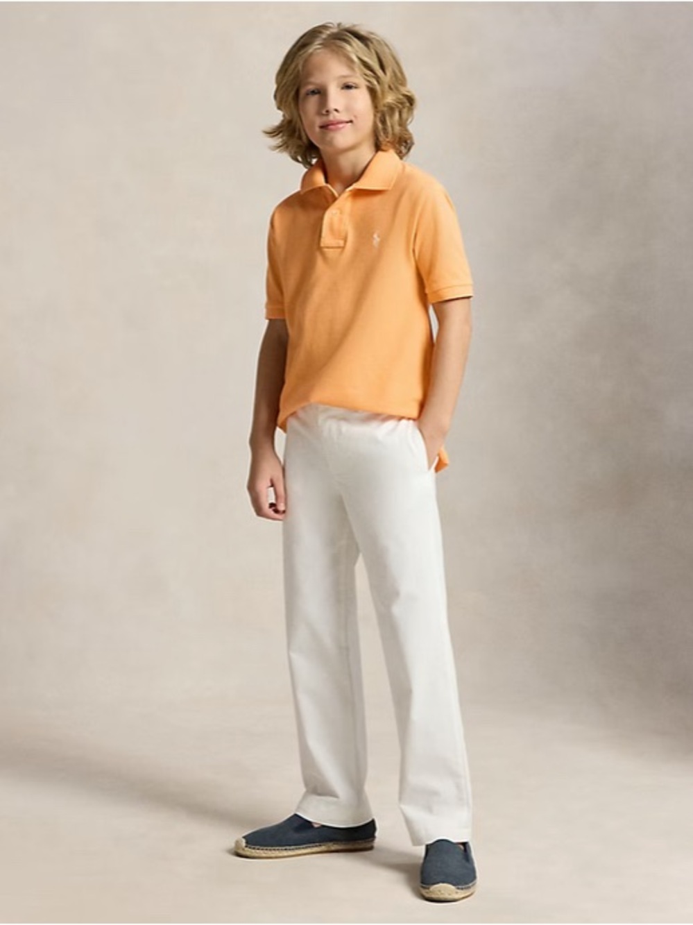 Ralph Lauren White boys Cotton Chinos